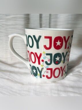 Maud Borup Oversized Christmas "JOY" Ceramic Coffee Mug – 20 oz